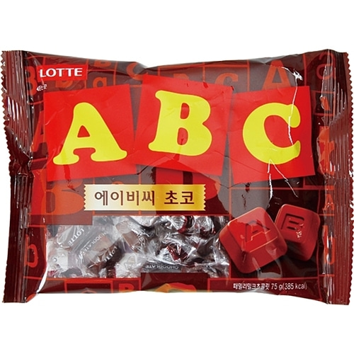 문구사무/ABC초콜렛(65g/롯데제과)