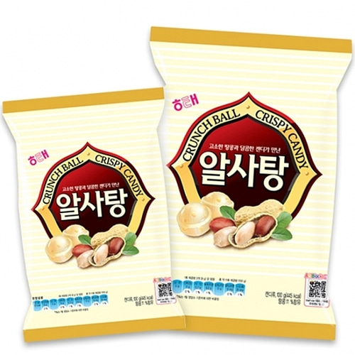해태)알사탕 225g x 5개 땅콩이 함유된 고소한 캔디 달콤 고소