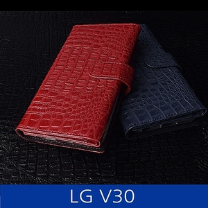 LG V30. 럭스카이만 월렛 천연가죽 폰케이스